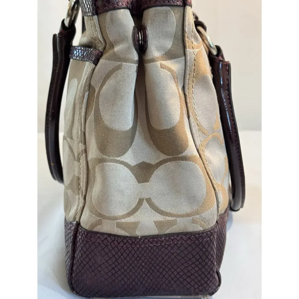 Coach Park Signature Carry All F20353 (2012) Rare Restored And Ready For Fall